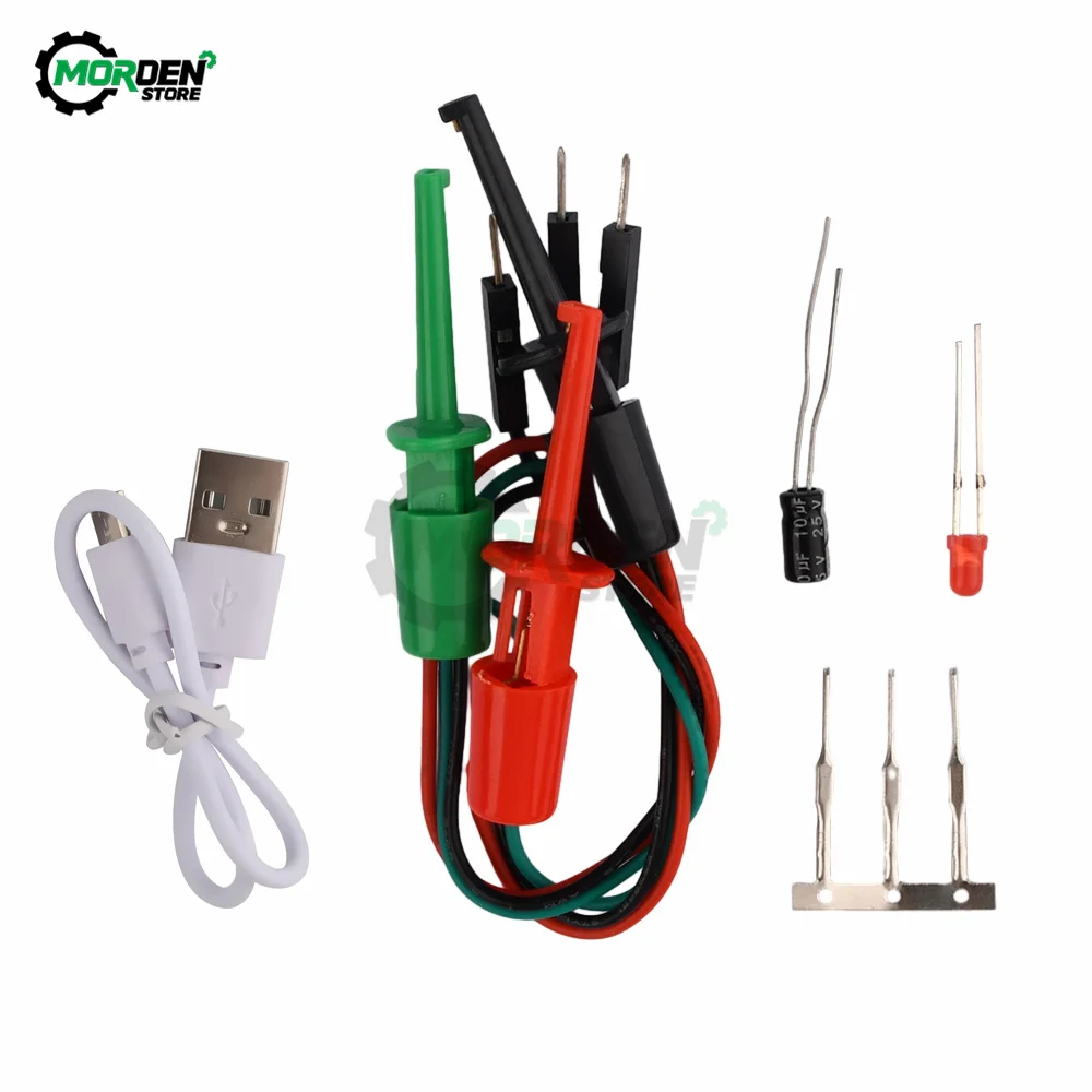 LCR-T10H Transistor Tester Display TFT For Diode Triode MOS/PNP/NPN Capacitor Resistor Transistor Tester Detector 6