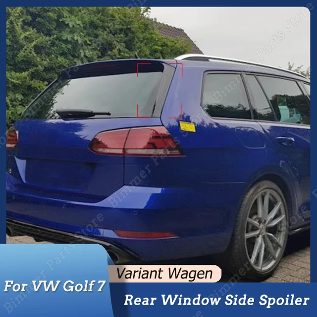 For VW Golf 7 Variant Wagen Car Rear Window Side Spoiler Tail Wing Gloss  Black ABS Diffuser Canards Body Kit Splitter Sticker - AliExpress