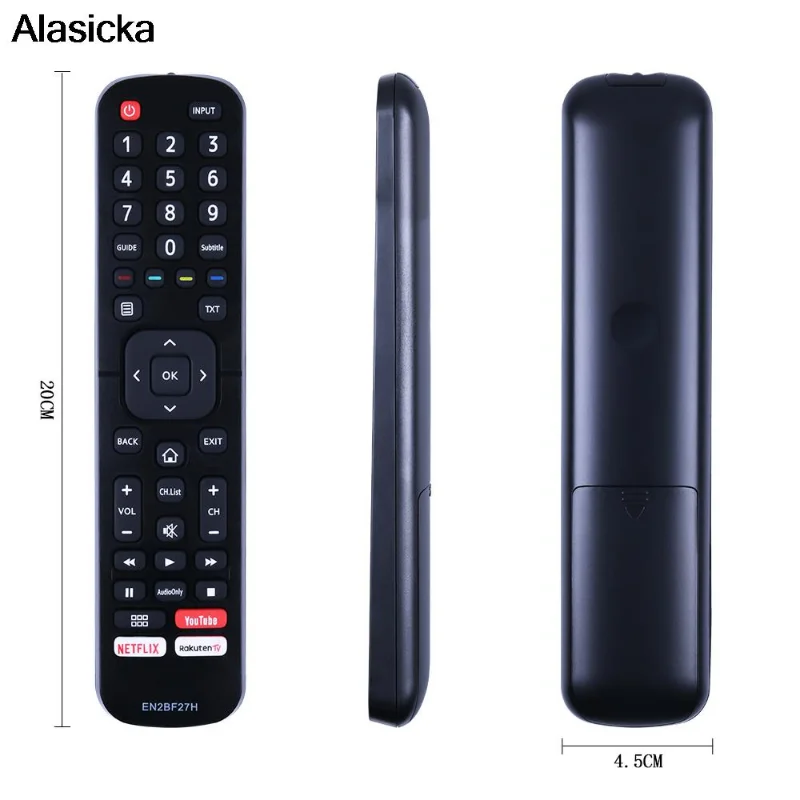 ALLIMITY EN2BF27H Télécommande remplacée pour Hisense LCD TV H32A5840 H43AE6030 H50A6140 H50AE6030 H50B7500 H65A6140 H65AE6030