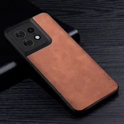 Premium PU Leather Scratch-Resistant Solid Color Case for Moto X50 Ultra (Brown)