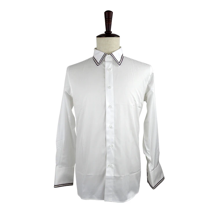 Wholesale Custom Made Shirts White Business Formal Cotton Shirts for Men Tailor Made Shirts tailor made autoxchange