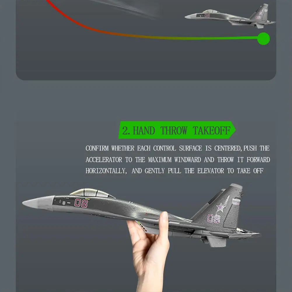 SU-35 2.4G Remote Control Glider Six Axis Gyro Fixed Wing 6D Inverted Flight LED Night Flight Model Aircraft Toy remote helicopter