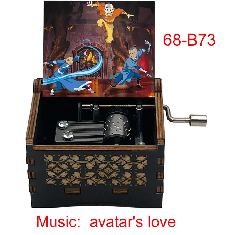Music Theme Avatar's Love Music Box Anime Avatar The Last Airbender Aang Cartoon Fans Boys Family Christmas Gifts Home Decor music box