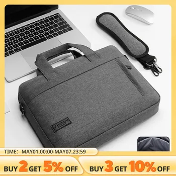 13 15 17 인치 맥북 에어 프로 HP 화웨이 아수스 델 비즈니스 노트북 가방 케이스 어깨 가방 노트북 가방 서류 가방 상품 이미지