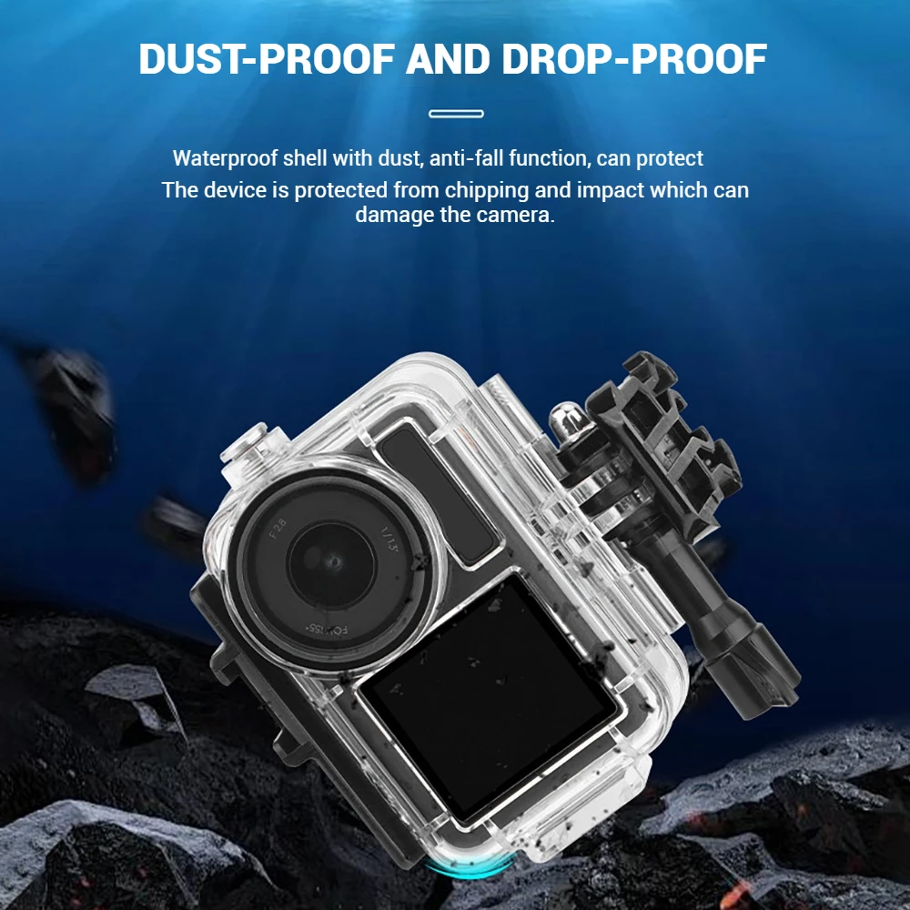 Wasserdichte Halterung 60M fÃ¼r DJI Osmo Action 5 Pro/4/3
