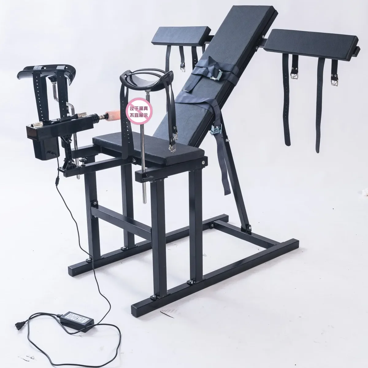 BDSM Couples Sex Fun Acacia Chair Room Fun Gun Machine Chair Sex Furniture Masturbation Toys Props Restraint Leg Splitter