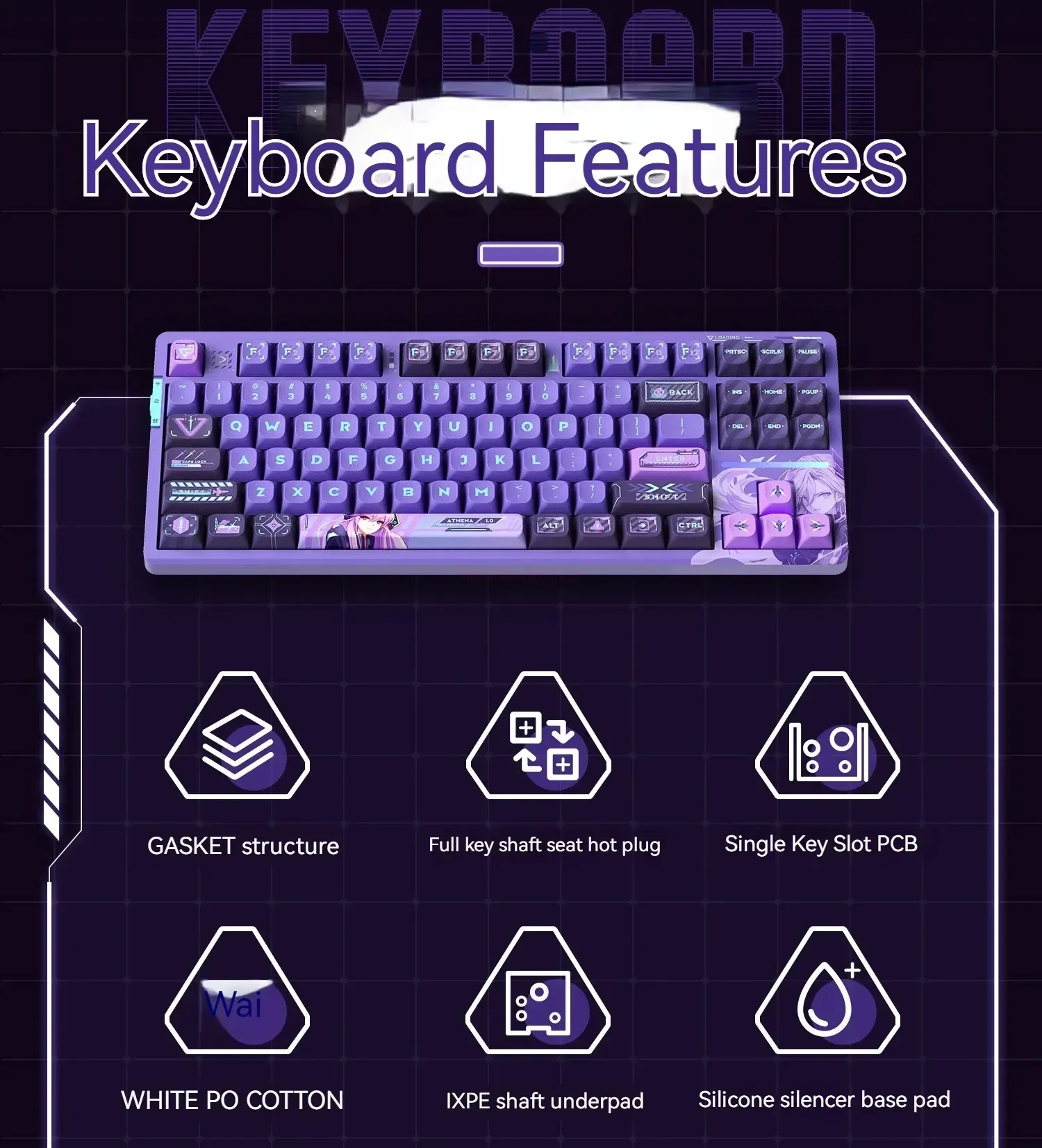 V87 Pro, 2.4G, Bluetooth, Com Fio, RGB,