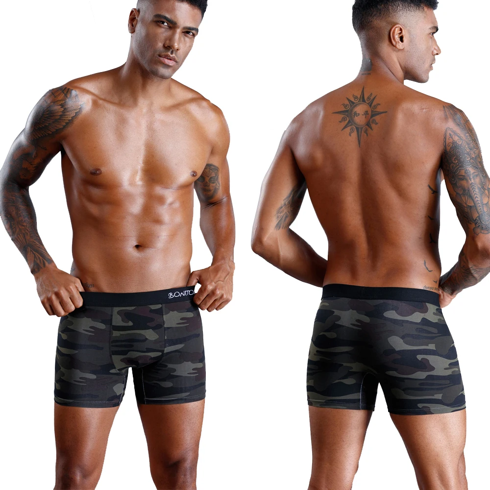 4pcs Brand Underwear Boxers For Man Undrewear Men's Underpants Cotton Boxer Shorts Mens Panties Pack Male Intimate Boxershorts