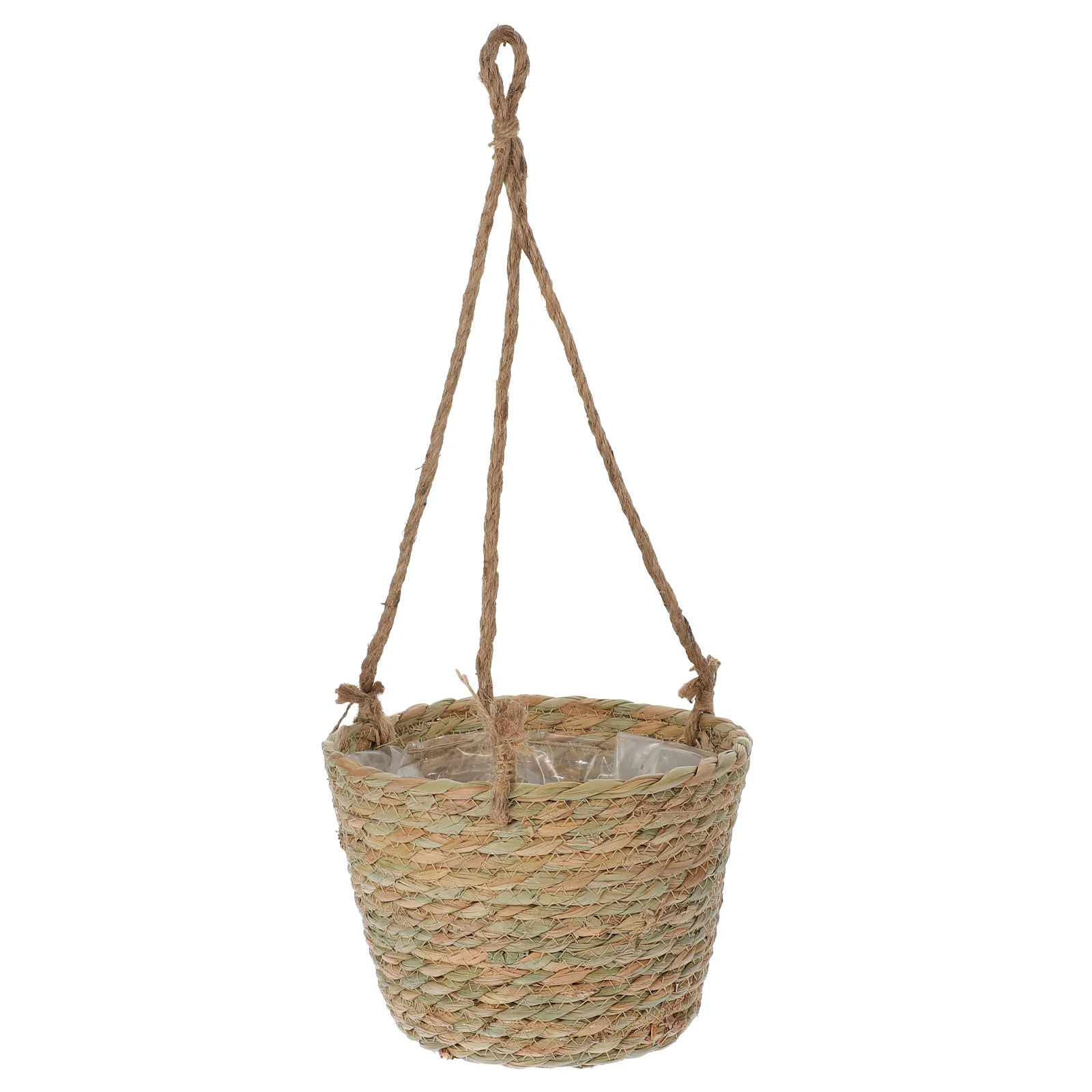 

Woven Hanging Plant Pot Hanging Flower Pot Home Balcony Flowerpot Garden Flowerpot