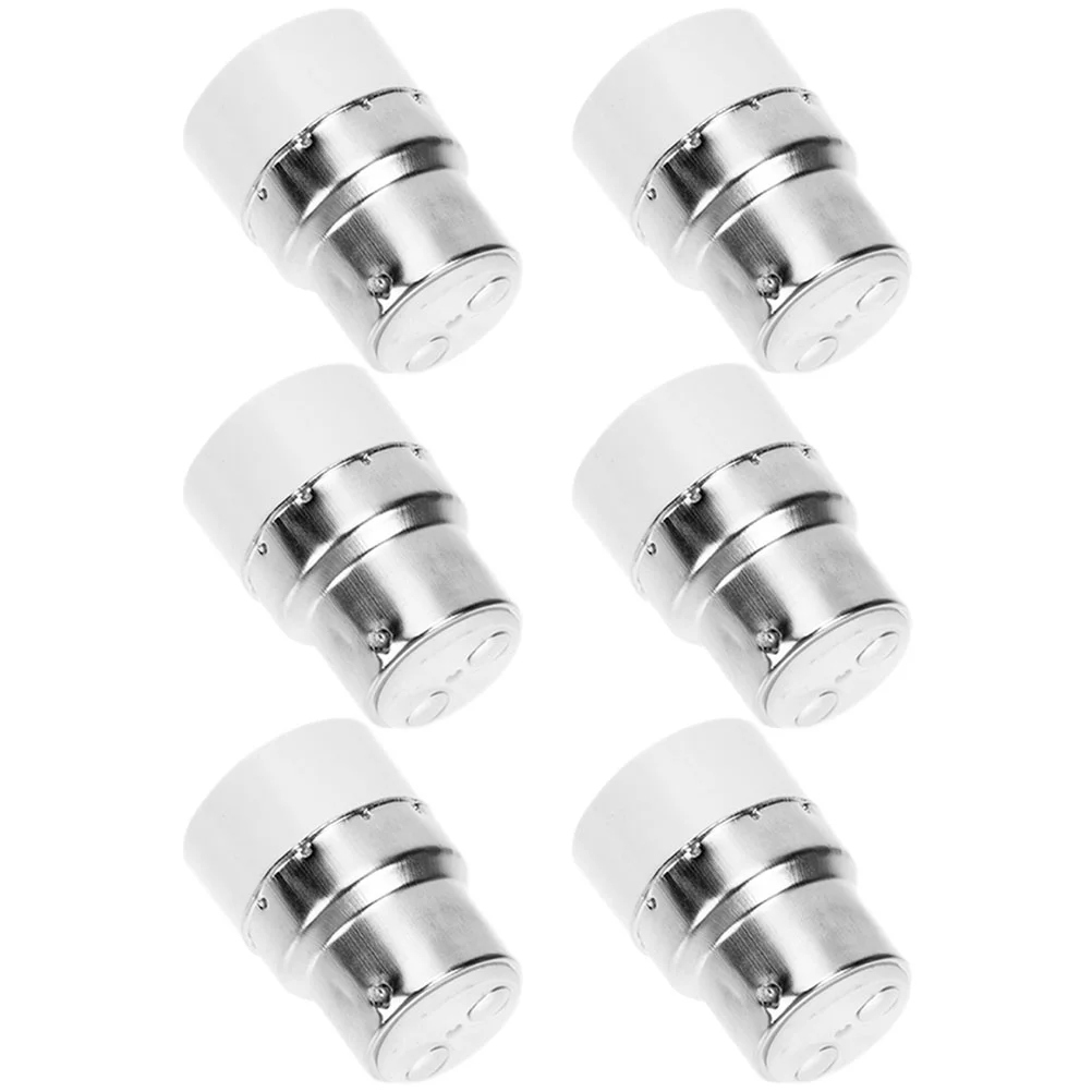 Lamp Bulb Holder 6pcs Bulb Holder Converter B22 to E14
