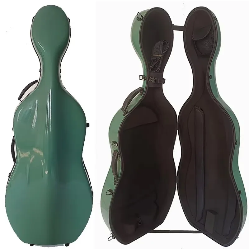 Carbon Cello Case 4/4 7/8 3/4 1/2 1/4 Carbon Fiber Composite Multi-color Waterproof Cello Box Accessary