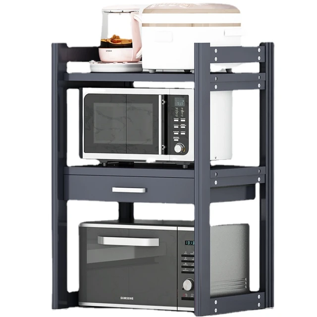 Introducing the YY Desktop Drawer Type Double Layer Oven Shelf Rice Cooker Integrated Storage Cabinet