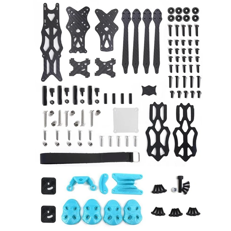 

For APEX HD 5Inch HD5 Quadcopter Frame+3D Printed Parts Kit 5.5Mm Arm Carbon Fiber For FPV RC Racing Drone