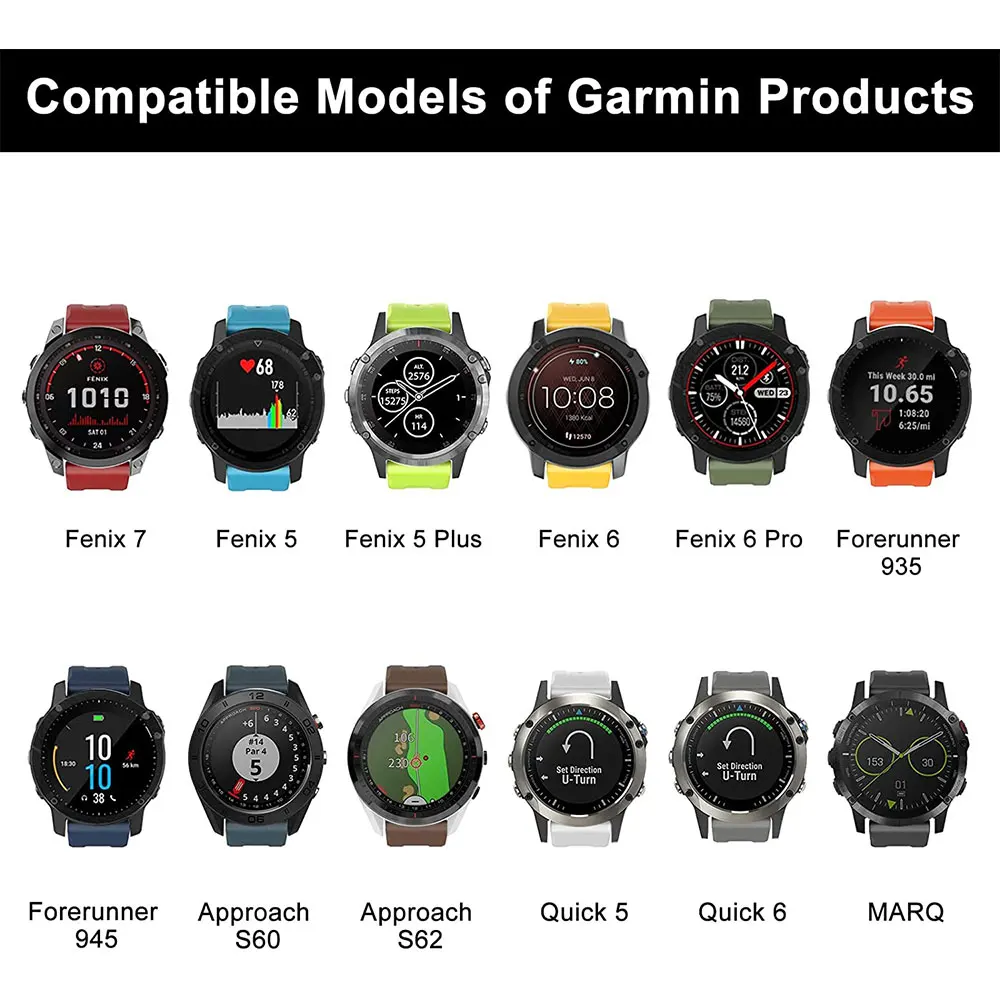 Garmin Fenix 7X 7 6X 6 Pro Fenix 5X 5 Plus Forerunner 945 935 955  22 26MM Ǹ ð  Ʈ ո Ʈ  