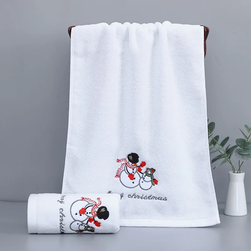 Christmas Gift Towels for Newborn Baby Holiday Gift Towels for Kids Family Baby Adult 13.39*29.13inch/34*74cm bath towel,cotton towel,baby towel,muslin towel,square towel