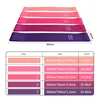 5Pcs/Set Yoga Resistance Rubber Bands Bodybuilding Elastic Bands Pilates Exercise Workout Bands Expander Belt Fitness Equipment 2