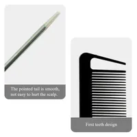1Pcs Black Pointed Tail Salon Hairdressing Hair Styling Anti-static Comb Heat-resistant Salon Supplies Professional Hairdressing 2