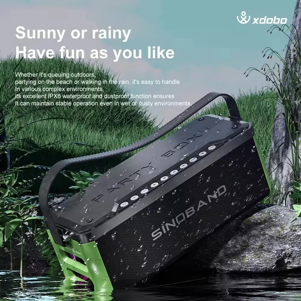 XDOBO partybox 1985 Hot selling portable outdoor party 130W wireless Blue tooth subwoofer speaker Home Theater Sound system