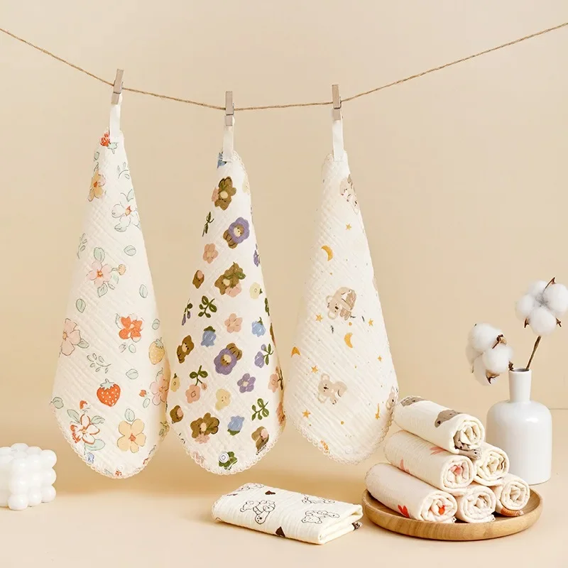 

Детское слюнятое полотенце Хлопковое полотенце для новорожденных маленькое квадратное детское специальное многофункциональное Марлевое полотенце