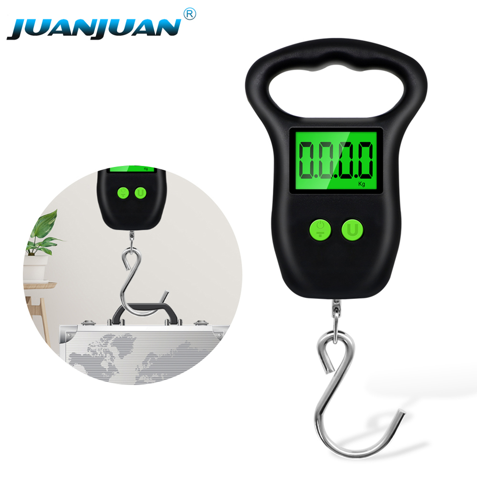 50KG 10g Digital Hook Scale Portable Hanging Scale Electronic Weight Scale Luggage Fishing Weighing Scale Accuracy Measurement