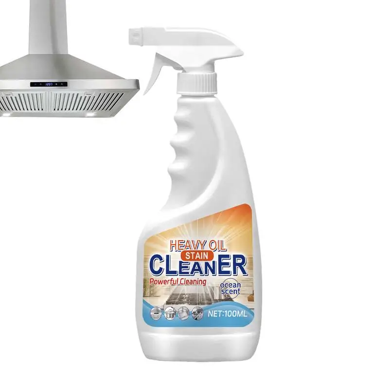 Kitchen Degreaser Cleaner 100ml Heavy Grease & Grime Remover Spray Ocean Scent All-Purpose Kitchen Cleaner Spray For Oven