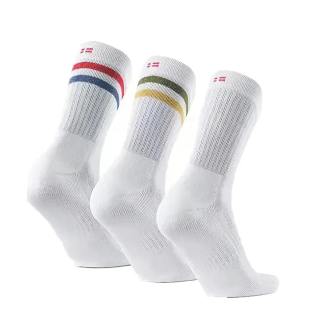 New Colored Stripes Cycling Socks Men Women Road Bicycle Outdoor Racing Bike Sport Running Socks 2