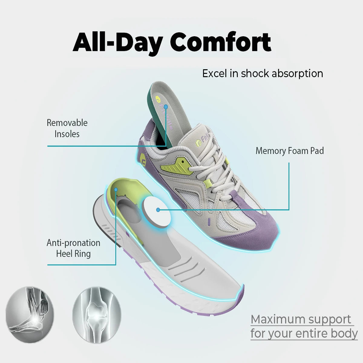 Womens Sneakers FitVille Extra Wide Women's Walking Shoes Wide Width lightweight Sneakers for Flat Foot Plantar Fasciitis Heel Pain Relief