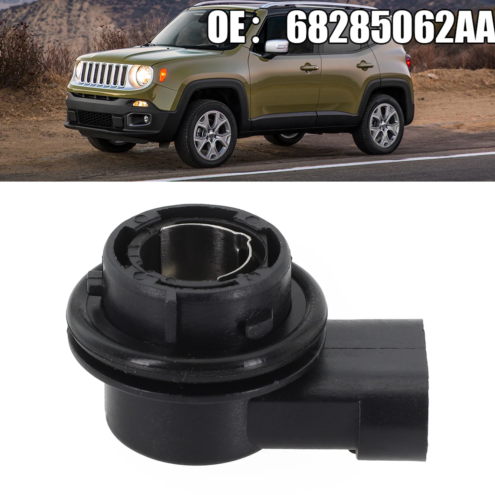 Lamp Holder Headlight Holder LED Work Light Holder LED Lamp Bulb Base Light Bulb Socket Light Holder Instrument Light Holder Car Light Base PY21 Bulb Socket Lamp Holder For Jeep For Renegade 68285062AA