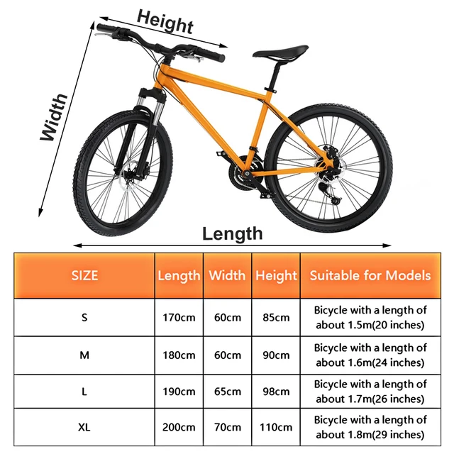 Bicycle Protective Cover Rain Snow UV Dust Protector for Motorcycle Waterproof Mountain Bicycle accessories для велосипеда New 6