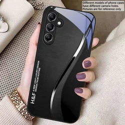 Elegant Green Gradient Silk Glass Phone Case - Galaxy A42 5G (JSHEI - BJ2505172)