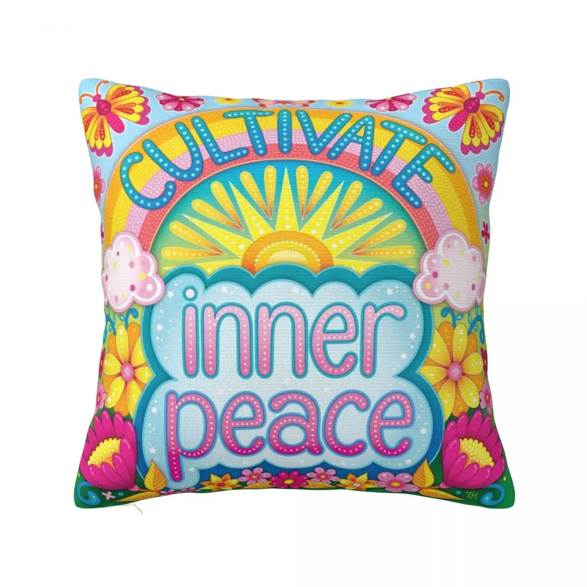 

Cultivate inner peace Throw Pillow Luxury Living Room Decorative Cushions sleeping pillows autumn decoration
