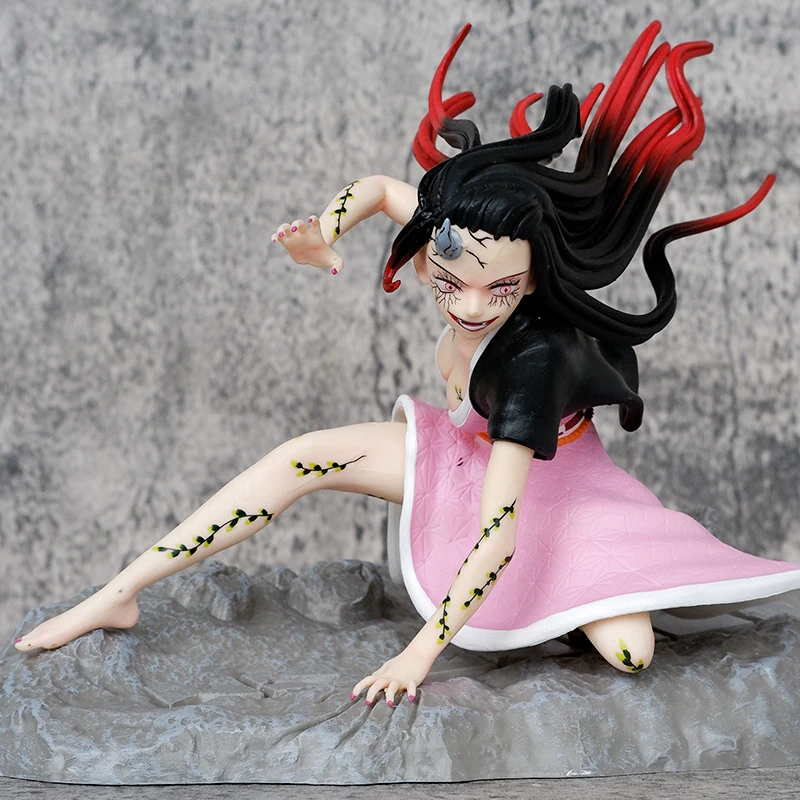 

16cm Demon Slayer Figure Nezuko Ghost Action Figure Anime Figure Sexy Anime Girl Collection Doll Cute Desktop Display Gift Toys