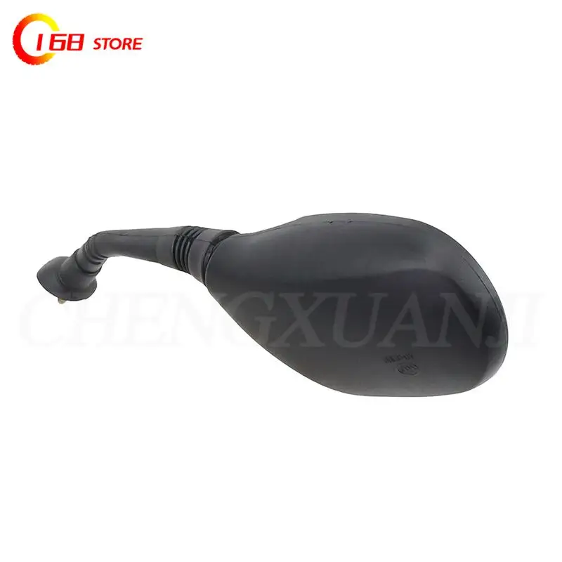 Universal Motorcycle and Scooter Rearview Mirror Set - Enhanced Convex Design