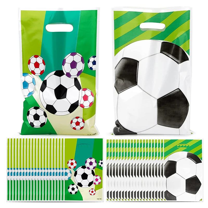

10pcs 16.5*25cm Soccer Gift Bag Football Loot Bag Kid Sports Birthday Party Supplies Cup Decorations Kids Toys Gift Party Favors
