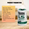 10PCS LS14250 14250 TL-5902 1/2AA 1/2 AA 3.6V Non-rechargeable Li-Ion Battery For CNC ETC PLC Industrial Control Gas Water Meter 4