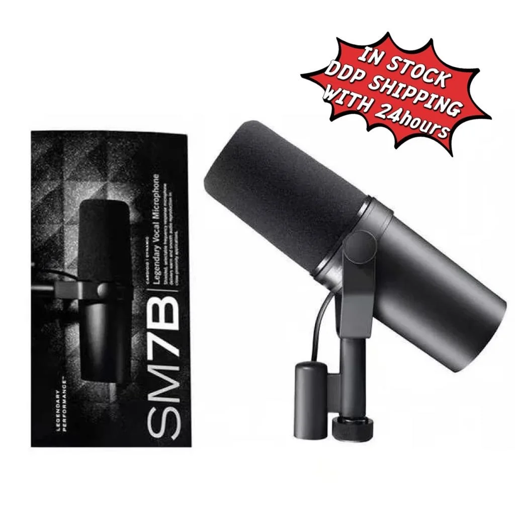 

SM7B SM 7B Professional Reporter Interview Singing Wired Usb Condenser Recording Wired Condenser Microphone Kit