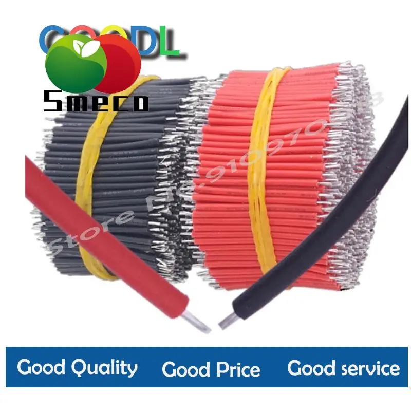 

Tinned breadboard PCB welding cable 24AWG 3.5CM red 2000PCS+ black 2000PCS wire 1007-24AWG connector wire