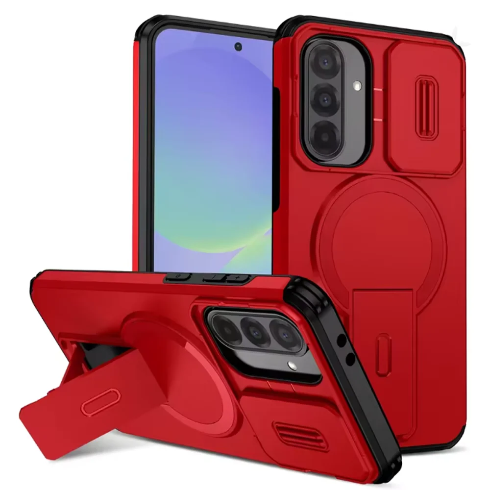 Magsafe Magnetic Charge Phone Case with Bracket Stand Holder Cover