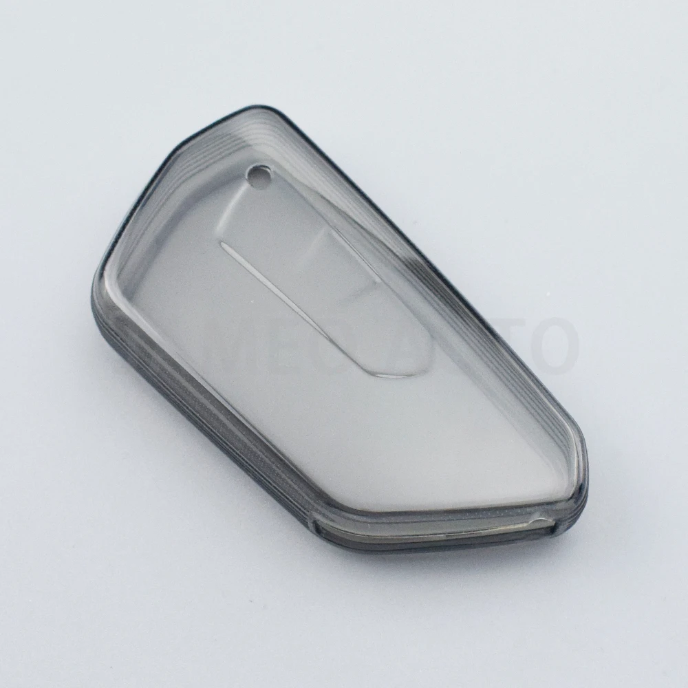 Sleek Transparent Car Key Case Cover