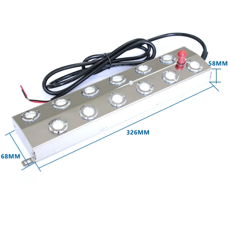 10 testa 12 testa ultrasuoni nebulizzatore Fogger acciaio inossidabile umidificatore elettrico serra aeroponica idroponica per funghi