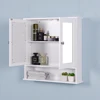 Wall Mounted Bathroom Cabinet with 2 Mirror Doors and Adjustable Shelf 6