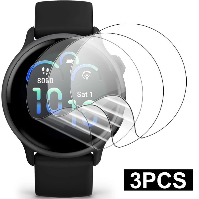 Premium Hydrogel TPU Screen Protector for Smartwatches - Anti-Scratch Soft Film