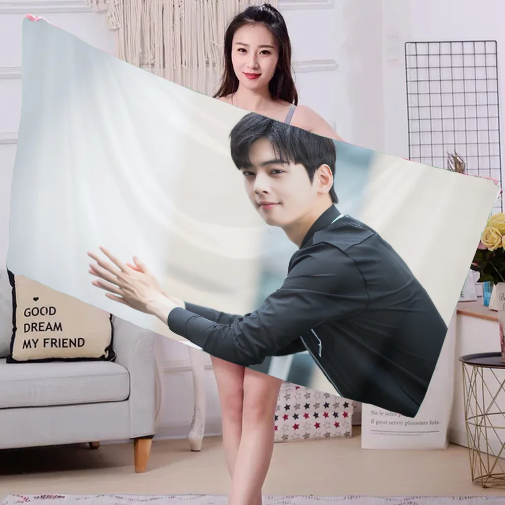 Korea Actor Cha Eun Woo Towel Thickened Absorbent Bath Towel Soft Face Towel for Home 6
