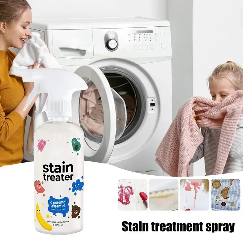 

Multipurpose Stain Treater Spray Effective Food Drink Oil Dirt Stain Remover For Clothes Carpet Bed Sheet Laundry Cleaning Spray