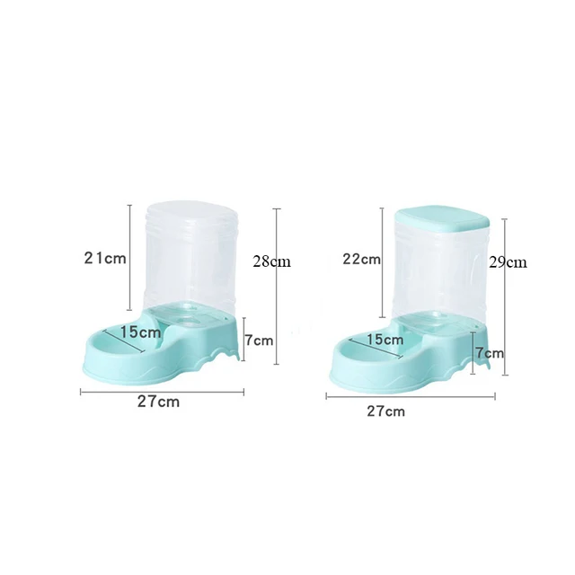 Pet automatic feeder cat drinking water bowl cat bowl dog bowl 3.8L large capacity combination grain storage barrel pet supplies 6