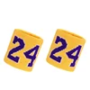 1 Pair Basketball Fitness Wristband Sport Sweatband Number 24 Sweat Wrist Support Brace Suitable For Gym Volleyball Safety Wrist 5