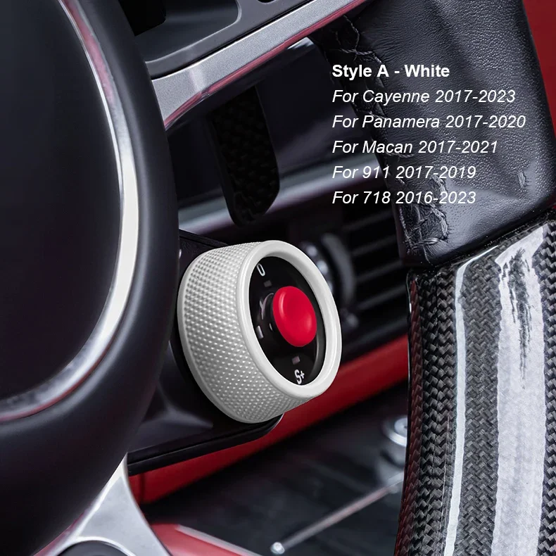 Sport Chrono Lenkradtasten für Porsche Cayenne/Panamera Macan/911 718/Taycan 2017-2025 SC-Modus-Schalter-Kit Plug & Play – Detail 14