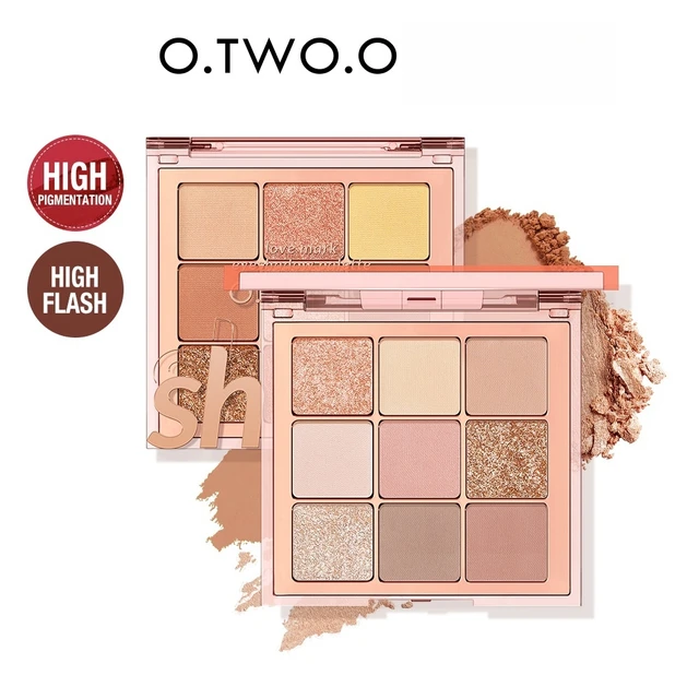 O.TWO.O Eyeshadow Palette Professional Glitter Shimmer Matte Eye Shadow Long Lasting Waterproof High Pigmented Eye Makeup Pallte