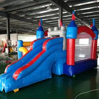 Inflatable bounce trampoline children’s entertainment castle outdoor indoor can use game