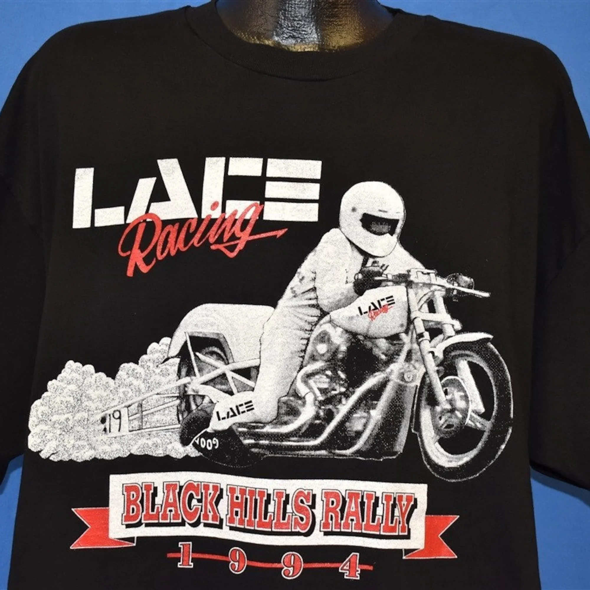 Maglietta Da Rally 1994 Black Hills Racing In Pizzo Anni '90 Extra Large